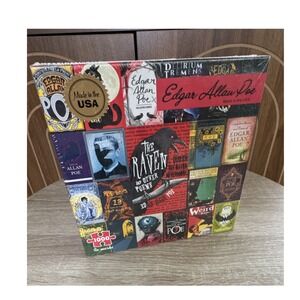 Re-marks Edgar Allan Poe Art 1000 Piece Jigsaw Puzzle Mini Poster Included NEW